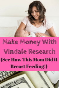 Wow check out how this mom made money with paid surveys like Vindale Research even while she was breast feeding! Very inspiring and a must read if you are a new mom looking to make some money from home!