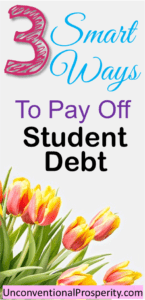 3 Very Smart Tips For Paying Off your Student Loans fast! This article is a must read article if you are serious about paying off your student loan debt this year! 