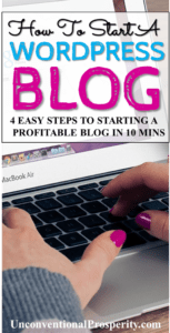 How to start a wordpress blog in just 10 mins! How To Start A Blog and Make Money! You CAN do this and it is easier than you think to make money blogging! Starting a blog is the best side hustle you can do to become an online entrepreneur!