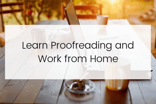 Learn proofreading and work from home